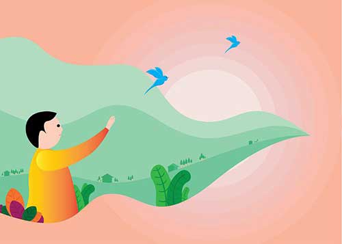 工作顺利的句子